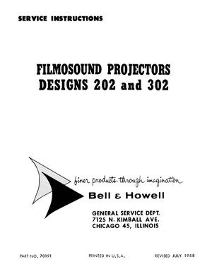 Bell & Howell projector 202 302
